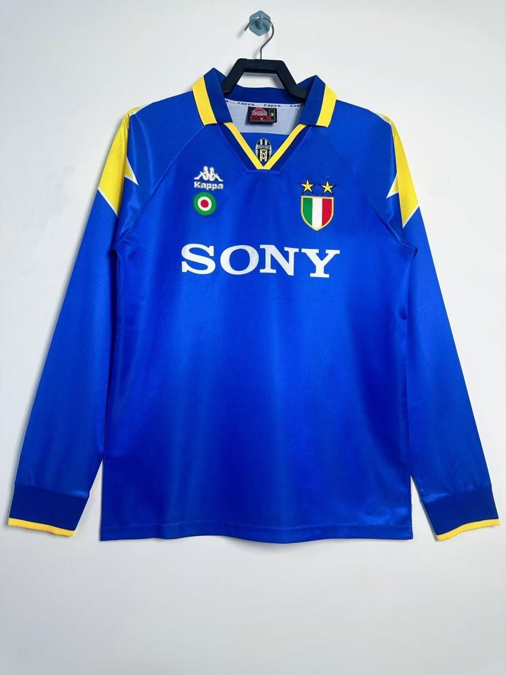 1995-96 Juventus Away Long-Sleeve Retro Jersey 1