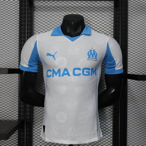 2025-26 Marseille Home Jersey - Player Edition