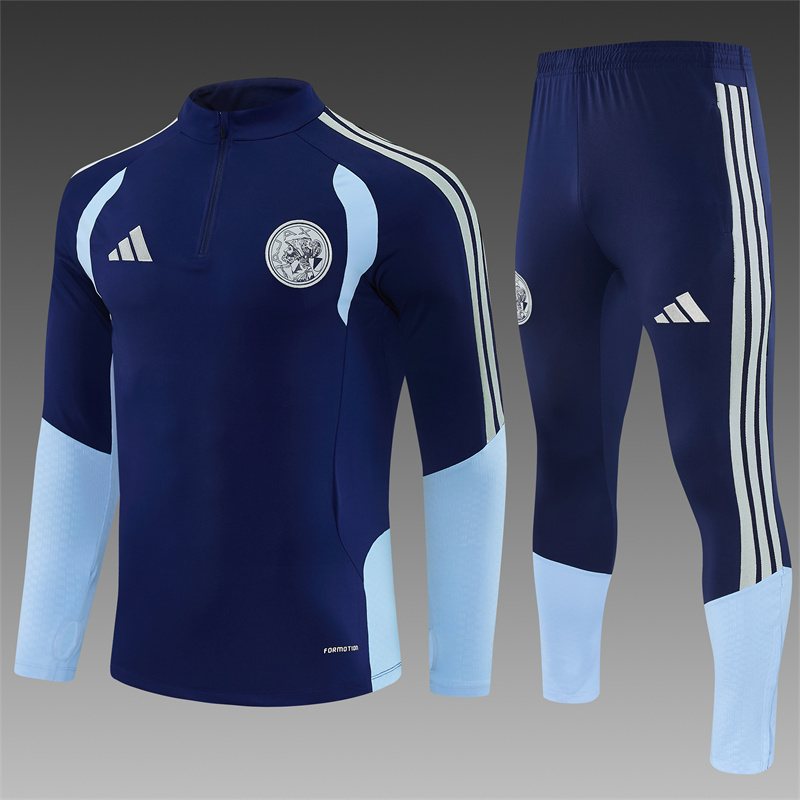 2026-27 Ajax Royal Blue Half-Zip Training Suit 1