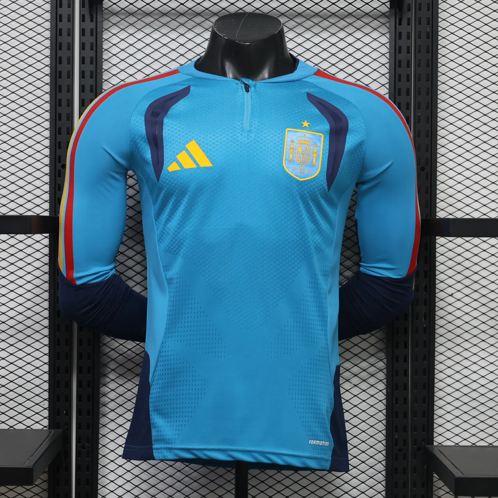 2026-27 Spain Long-Sleeve Training Jersey – Player Version 1