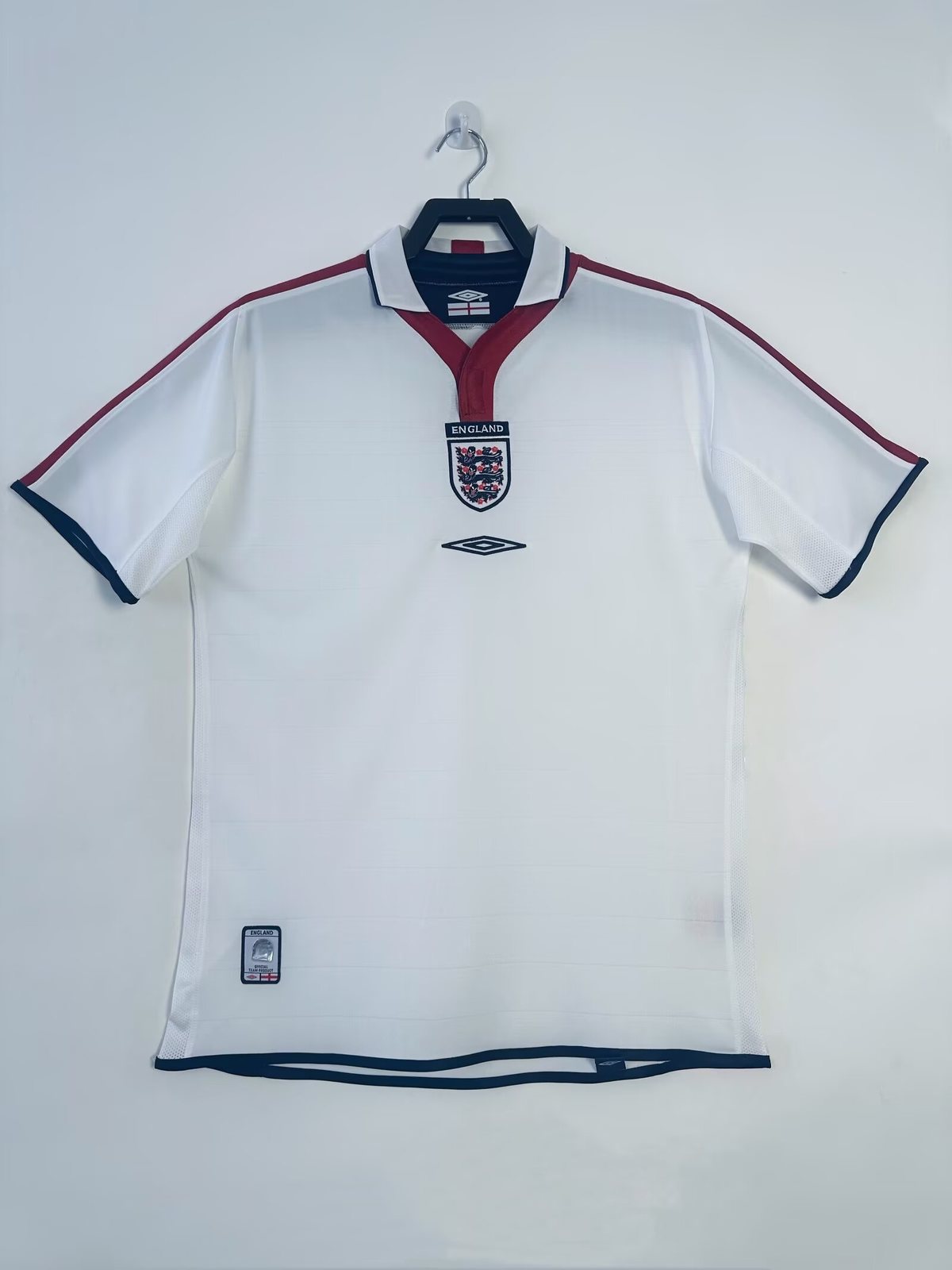 2004 England Home Retro Jersey 1