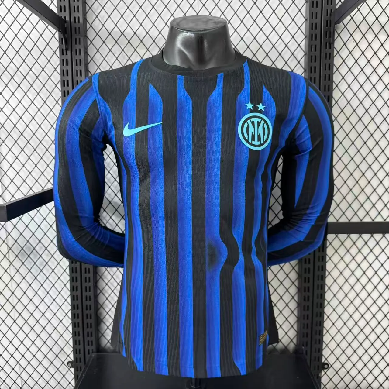 2025-26 Inter Milan Home Long-Sleeve Jersey - Player Version 1