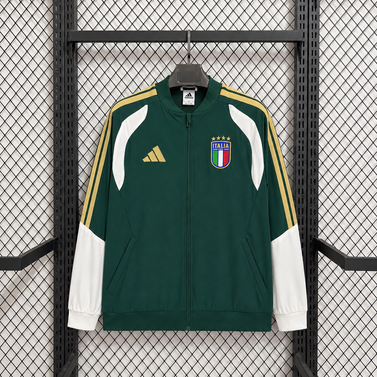 2026-27 Italian Dark Green Waterproof Casual Windbreaker