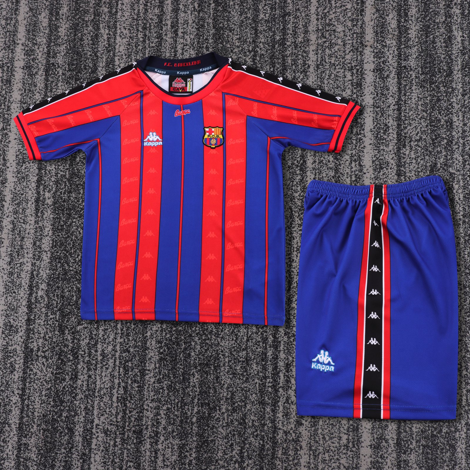 1997-98 Barcelona Home Retro Shirt - Kids 1