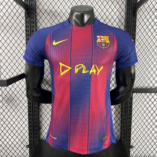 2025-26 Barcelona Derby Special Edition Jersey - Player Edition 1