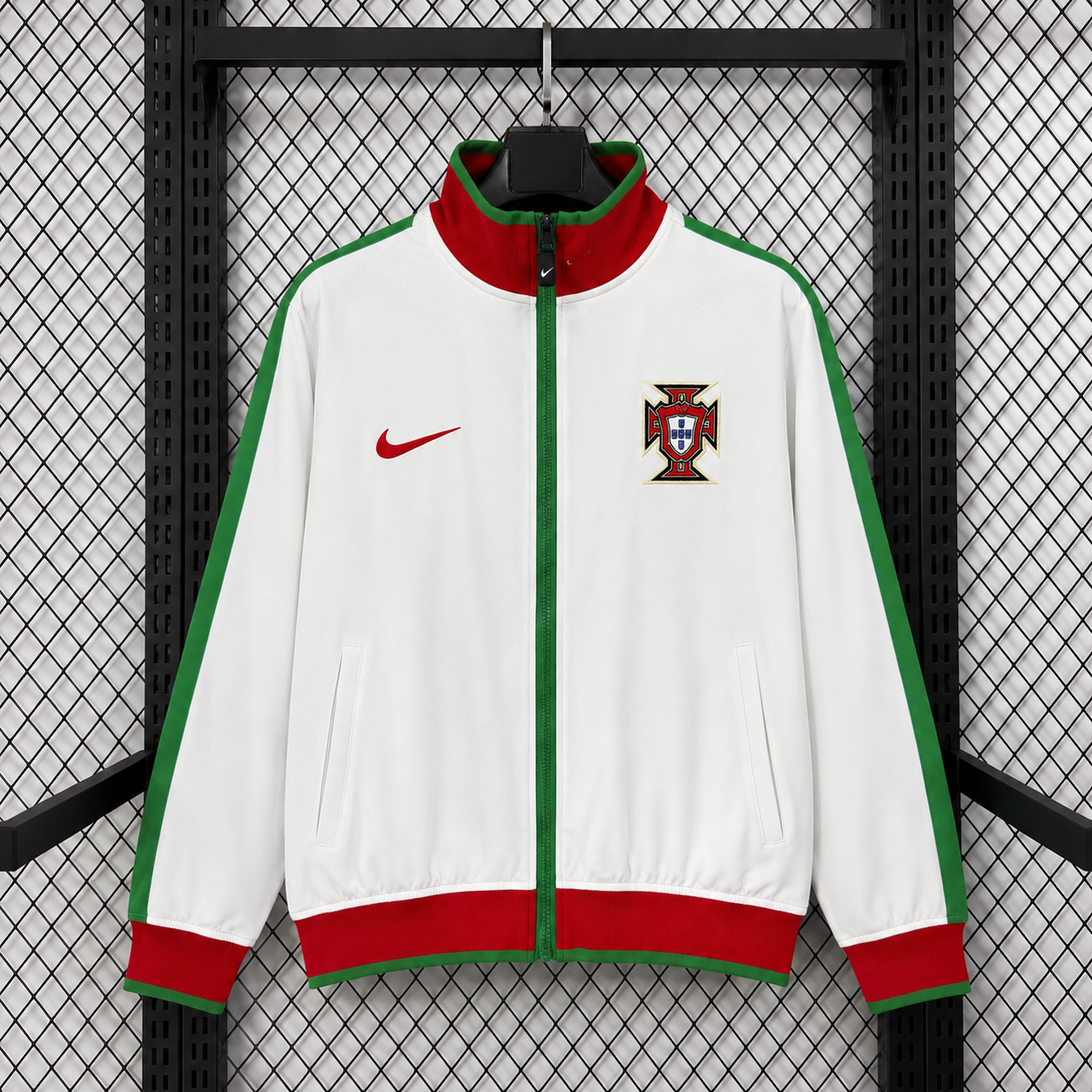 2026-27 Portugal Light White Waterproof Training Windbreaker 1