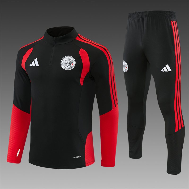 2026-27 Ajax Black Half-Zip Training Jersey 1