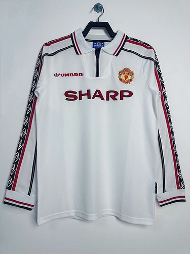 1998 Manchester United commemorative edition long-sleeved retro jersey 1