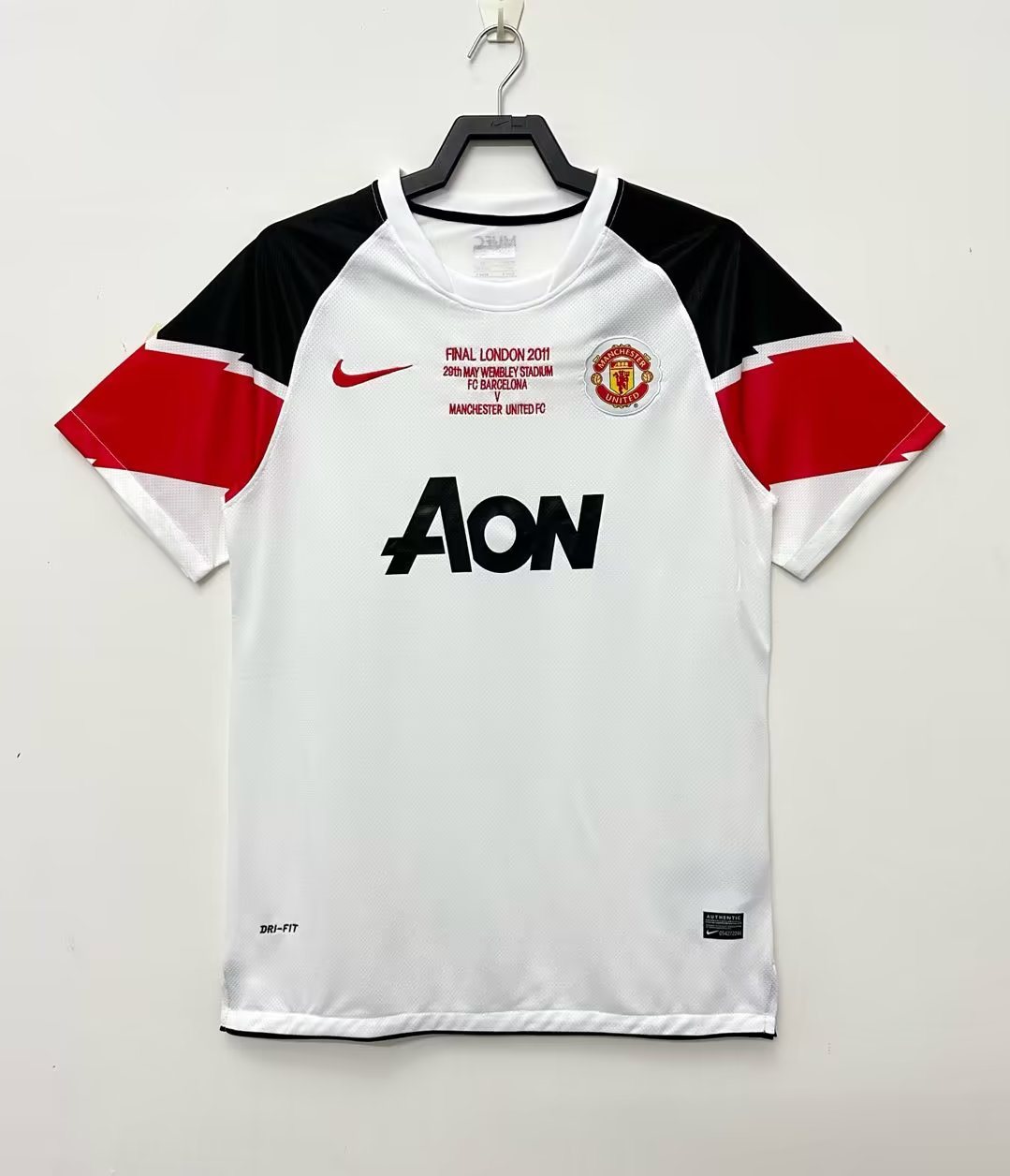 2011-12 Manchester United Away Retro Jersey - Champions League Edition