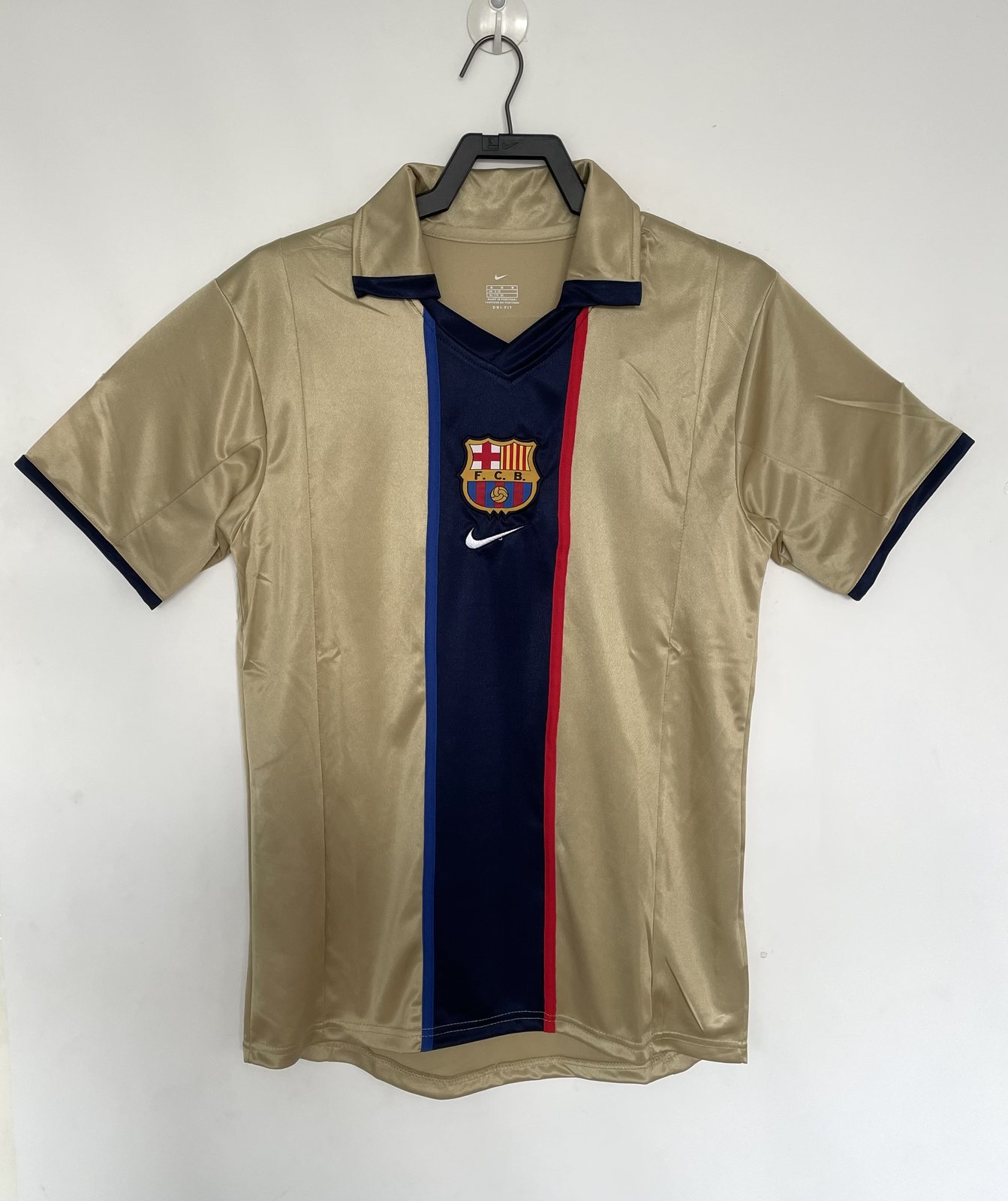 2001-02 Barcelona Away Retro Jersey 1