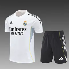 2025-26 Real Madrid White Short Sleeve Training Jersey 1