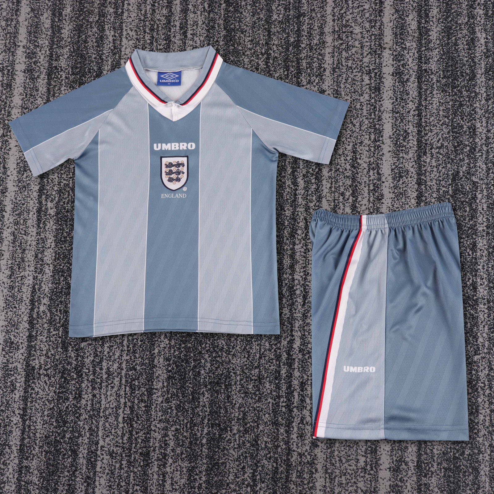 1996 England Away Retro Shirt - Kids Sizes 1