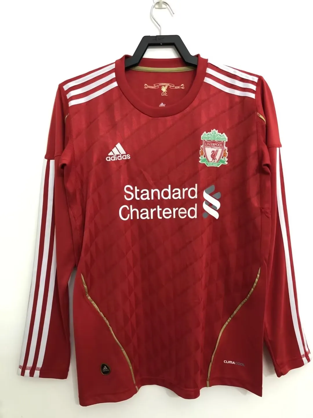 2010 Liverpool Home Long Sleeve Retro Jersey 1