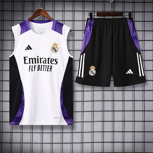 2024-25 Real Madrid Training Vest Jersey 1