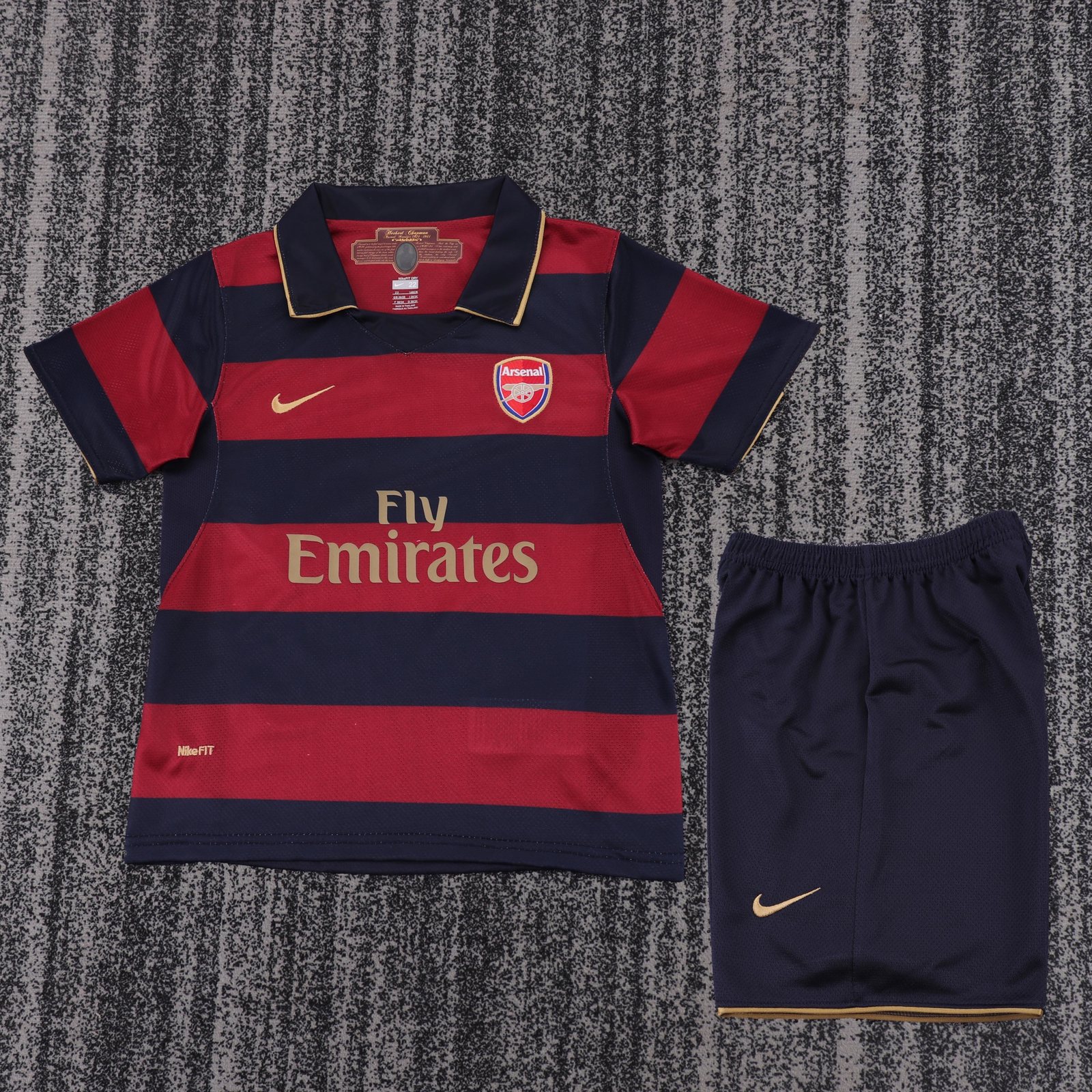2007-08 Arsenal Second Away Retro Jersey - Kids