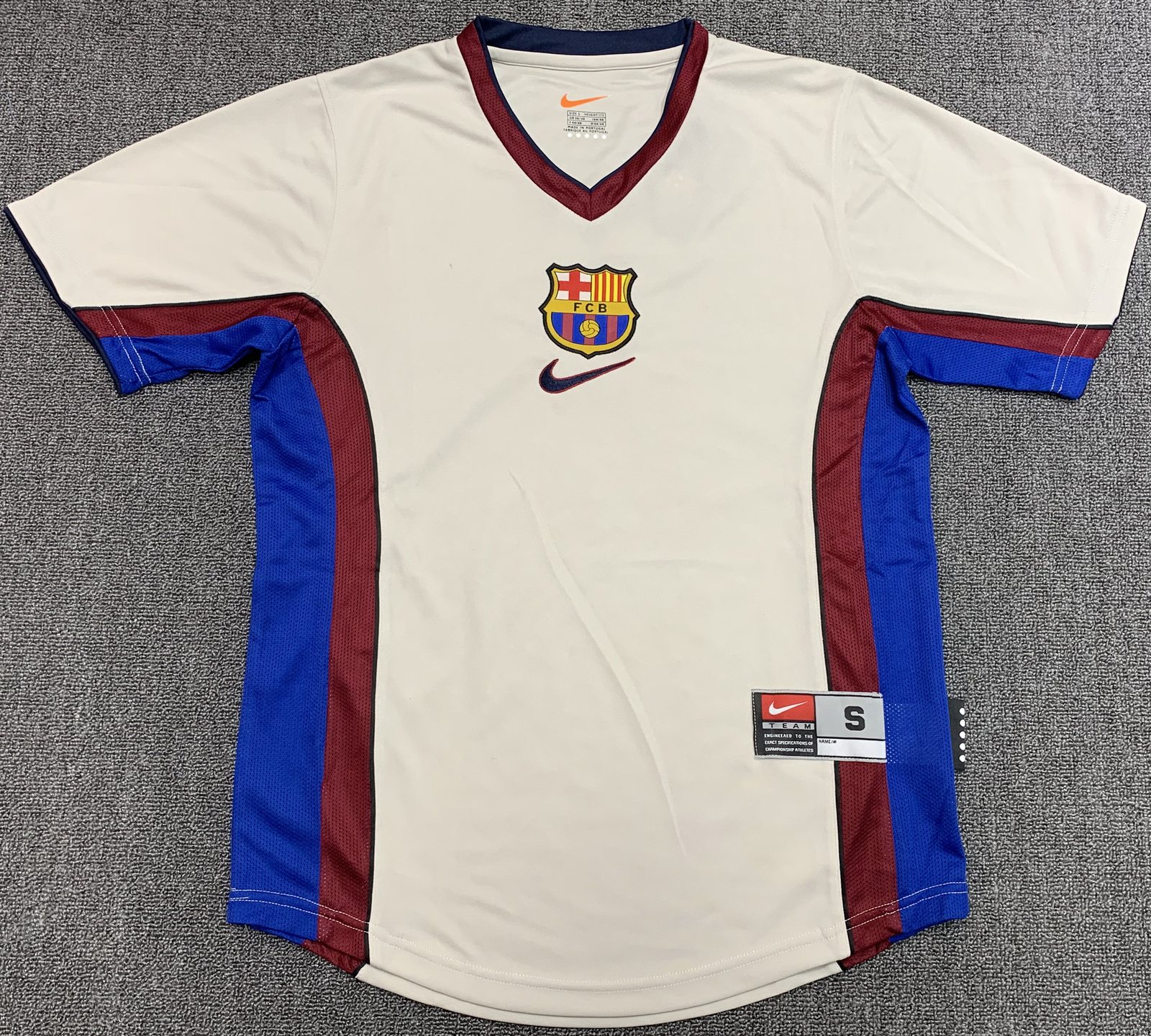 1998-99 Barcelona Away Retro Jersey 1