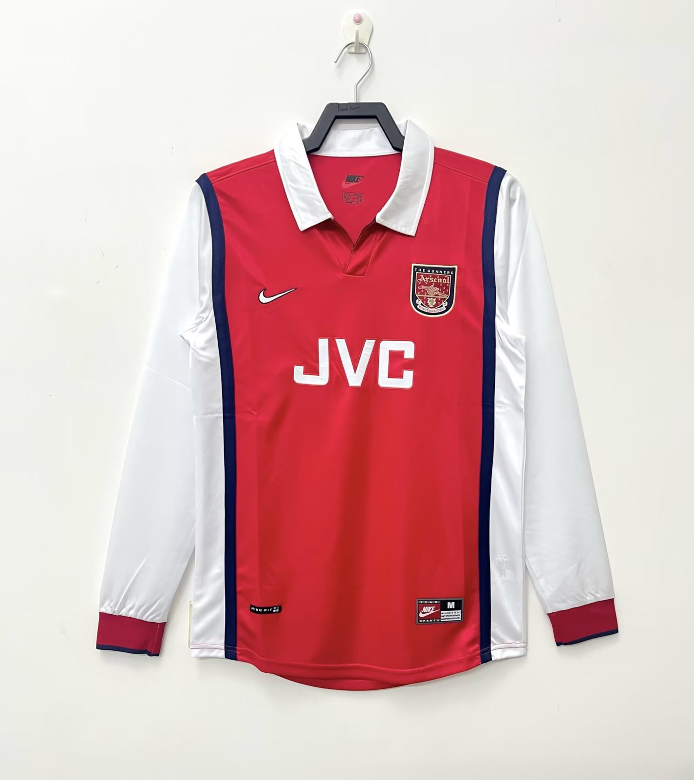 1998 Arsenal Home Long Sleeve Retro Jersey 1