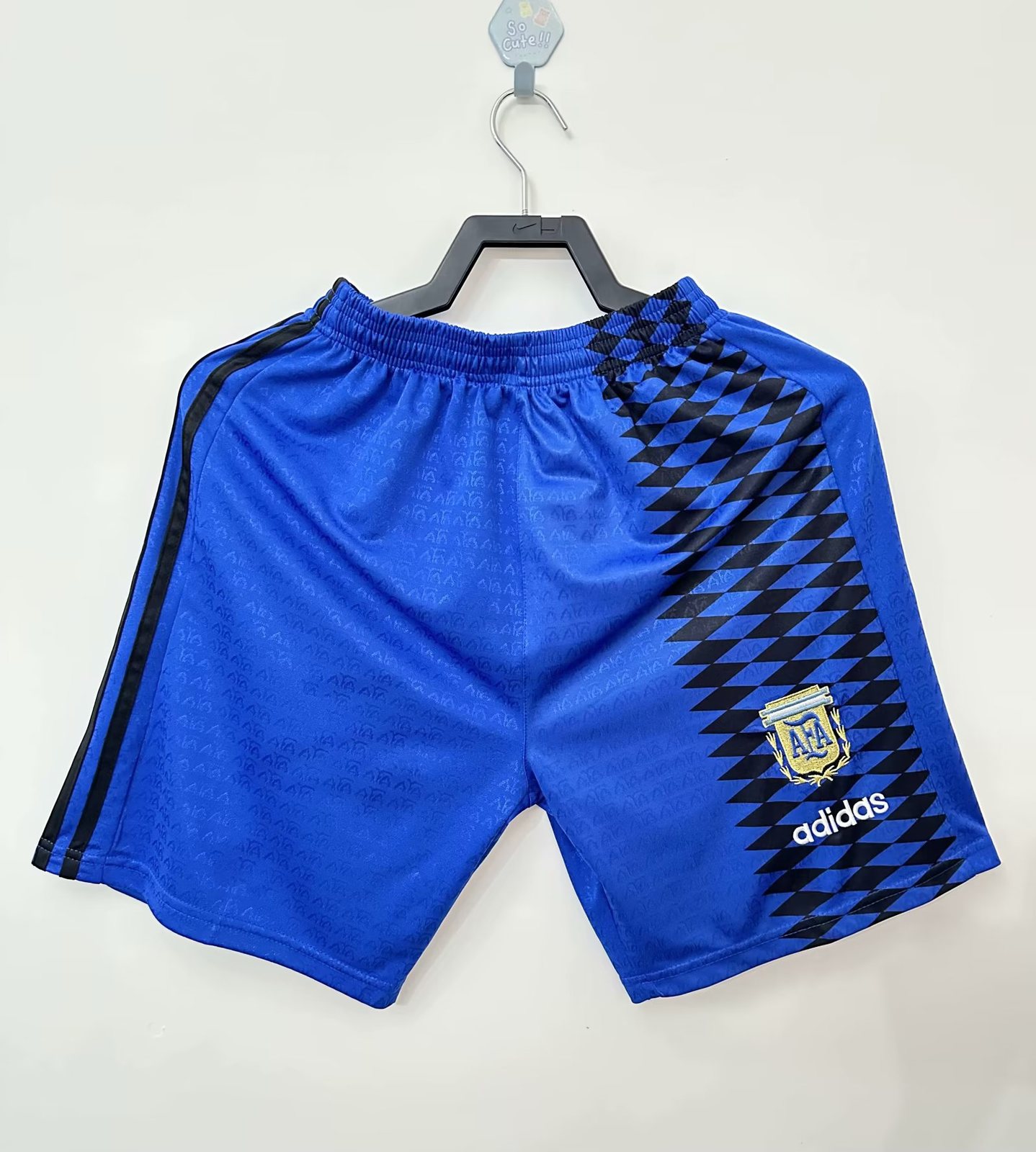 1994 Argentina Away Shorts Jacquard Retro Jersey 1