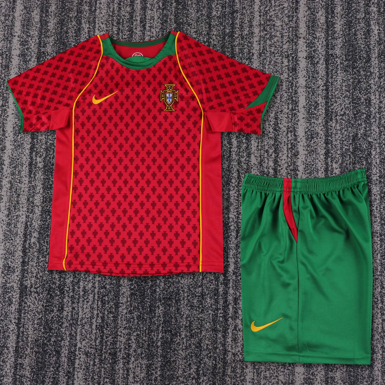 2004 Portugal Home Retro Shirt - Kids Sizing 1