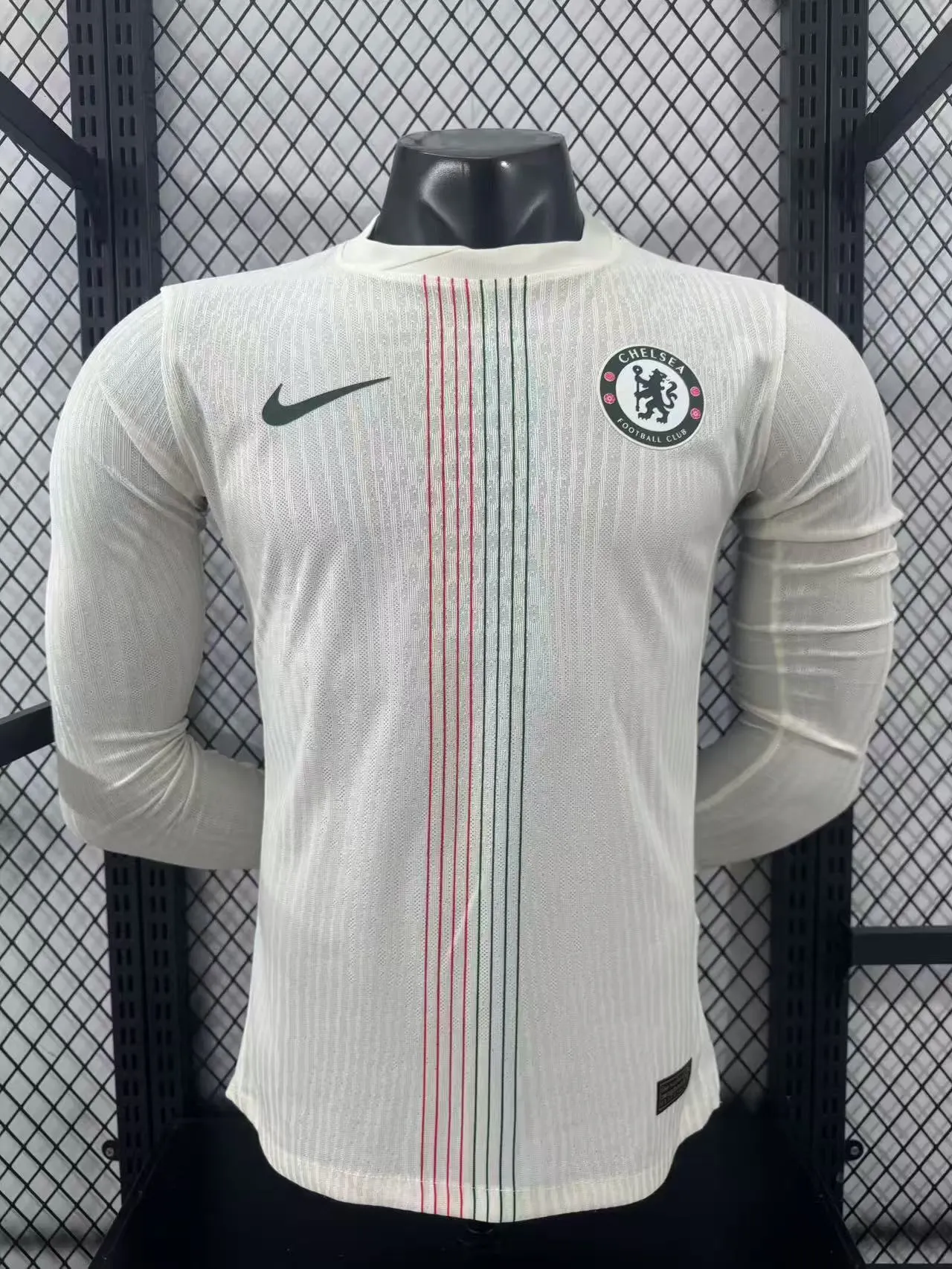 2025-26 Chelsea Away Long-Sleeve Jersey – Player Version 1