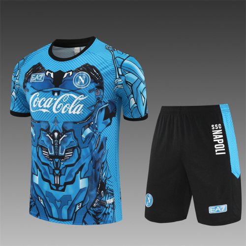 2025-26 Napoli Light Blue Short Sleeve Training Jersey 1