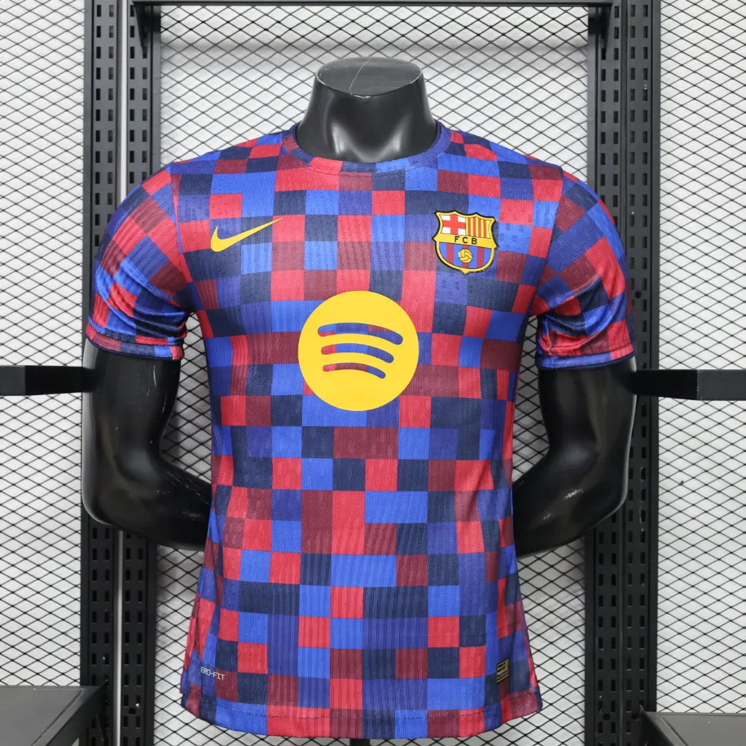2026-27 Barcelona Pre-Match Jersey – Player Version 1