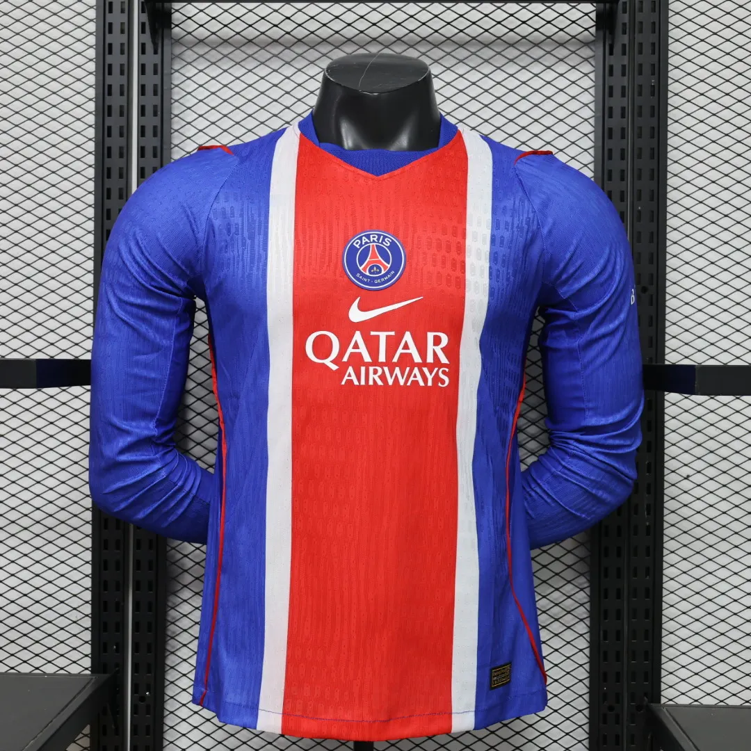 2026-27 Paris Saint-Germain Home Long-Sleeve Jersey – Player Version 1