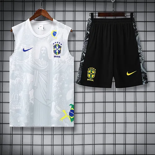 2025-26 Brazil vest training jersey 1
