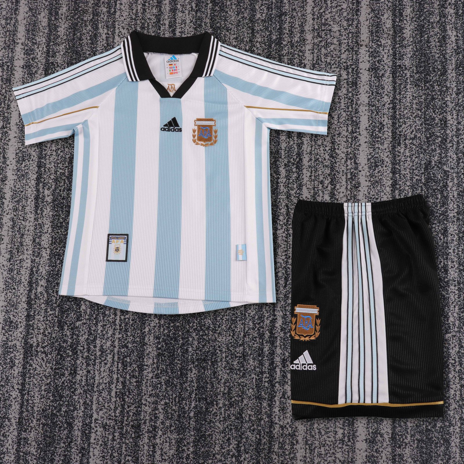 1998 Argentina Home Retro Shirt - Kids 1