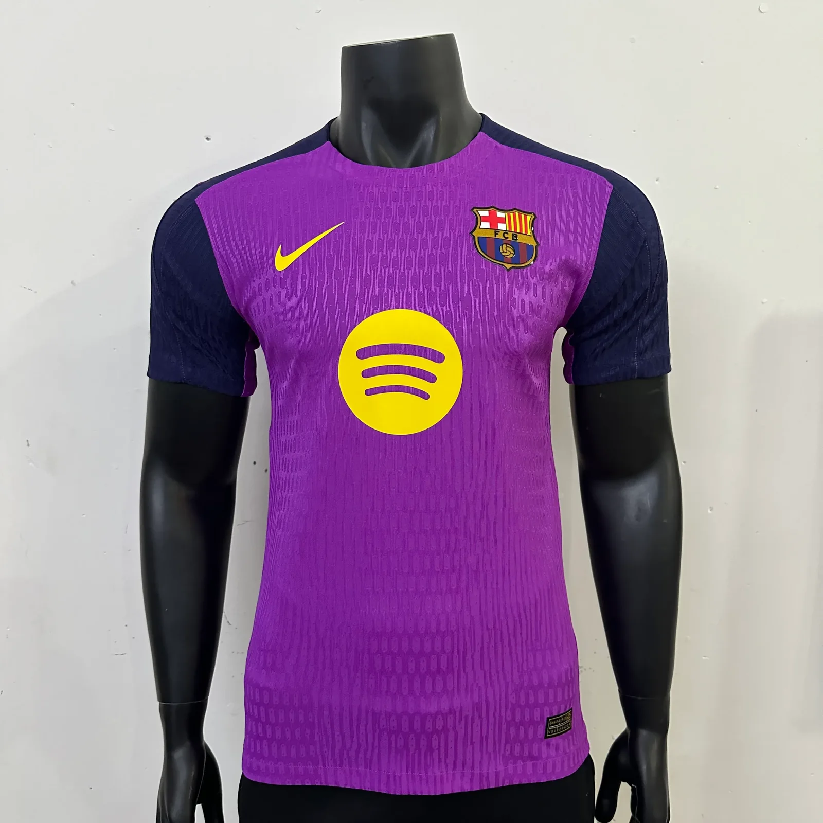 2025-26 Barcelona Purple Training Jersey - Player Version 1