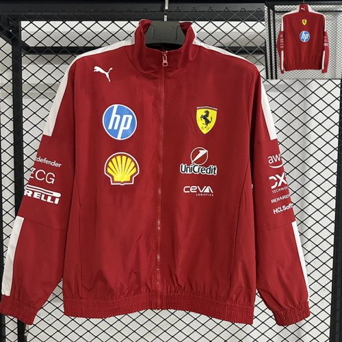 2025-26 Scuderia Ferrari Driver's Windbreaker 1
