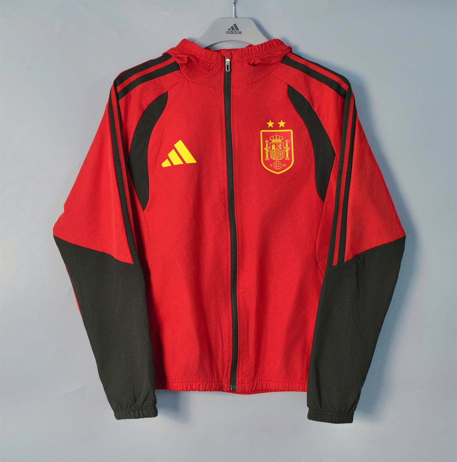 2026-27 Spain Hooded Waterproof Windbreaker 1