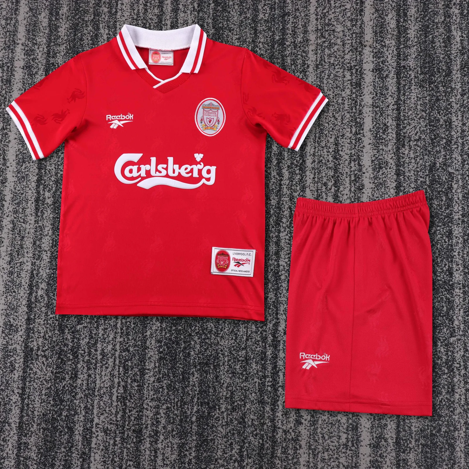 1996-97 Liverpool Home Retro Shirt - Kids 1
