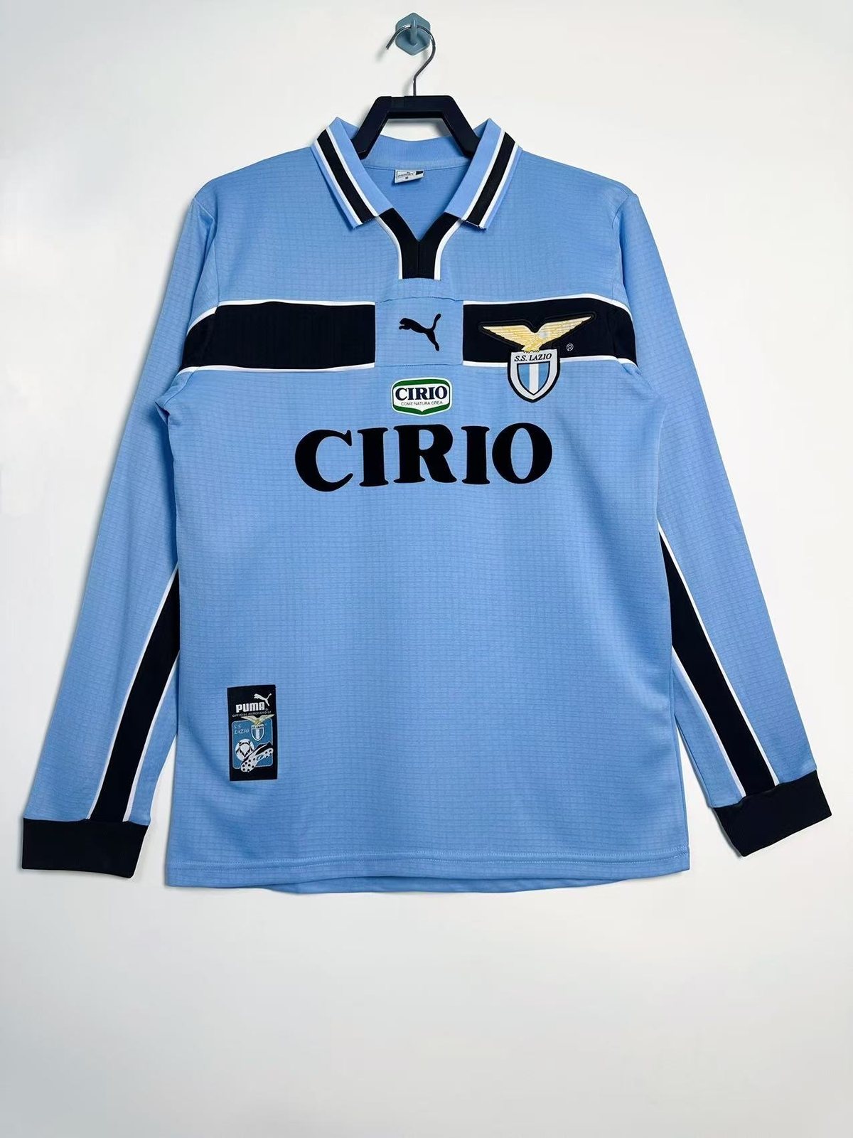 1998-99 Lazio Home Retro Long-Sleeve Jersey 1