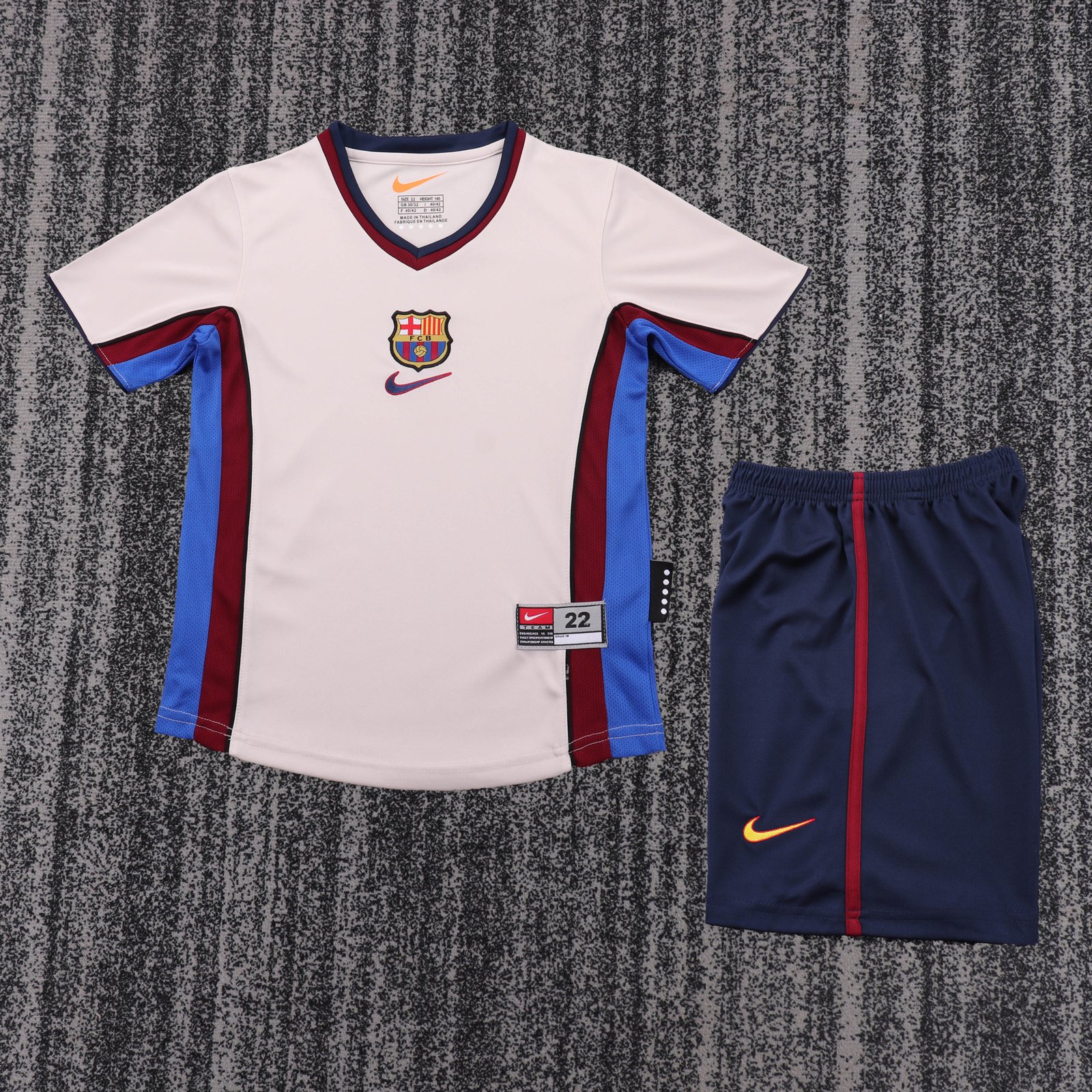 1998-99 Barcelona Retro Away Shirt - Kids 1