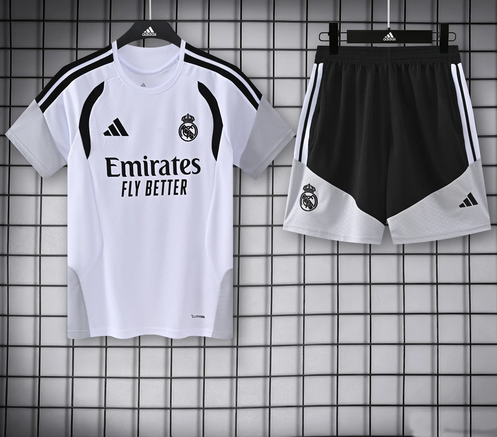 2026-27 Real Madrid White Training Jersey 1
