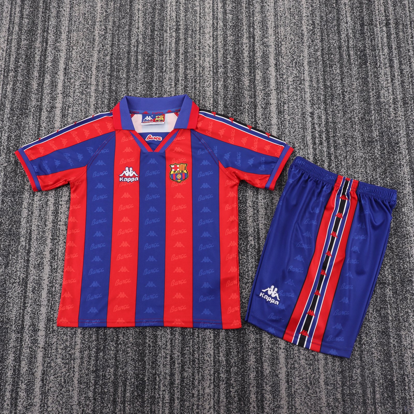 1996-97 Barcelona Home Retro Shirt - Kids Sizes 1