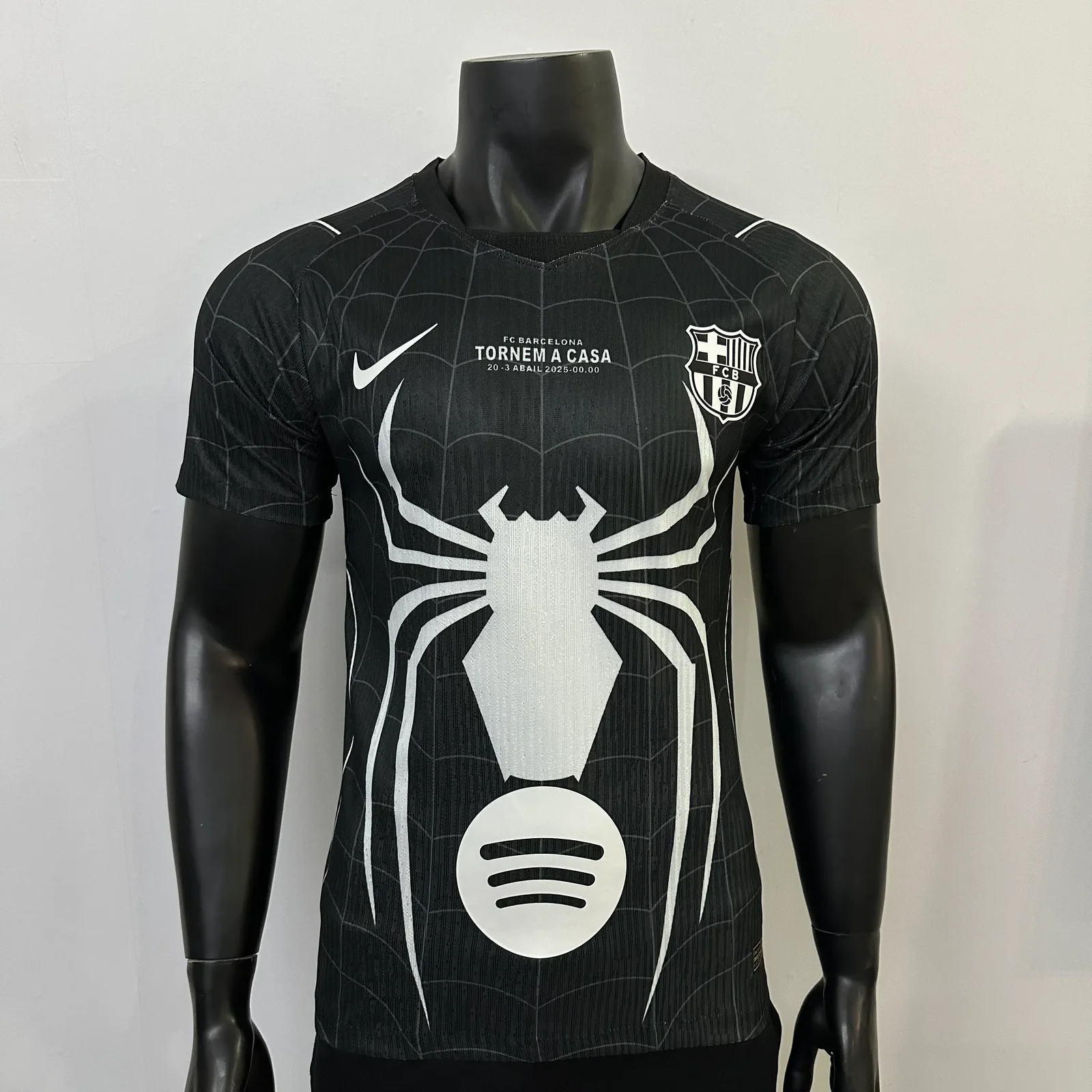 2026-27 FC Barcelona Black Spiders Jersey - Player Edition 1
