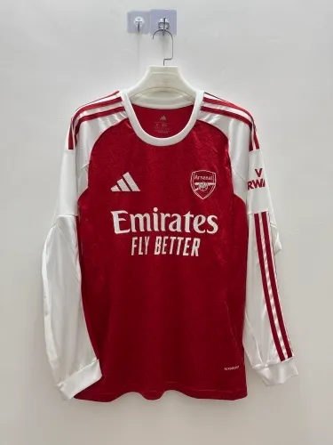 2025-26 Arsenal home long sleeve jersey.