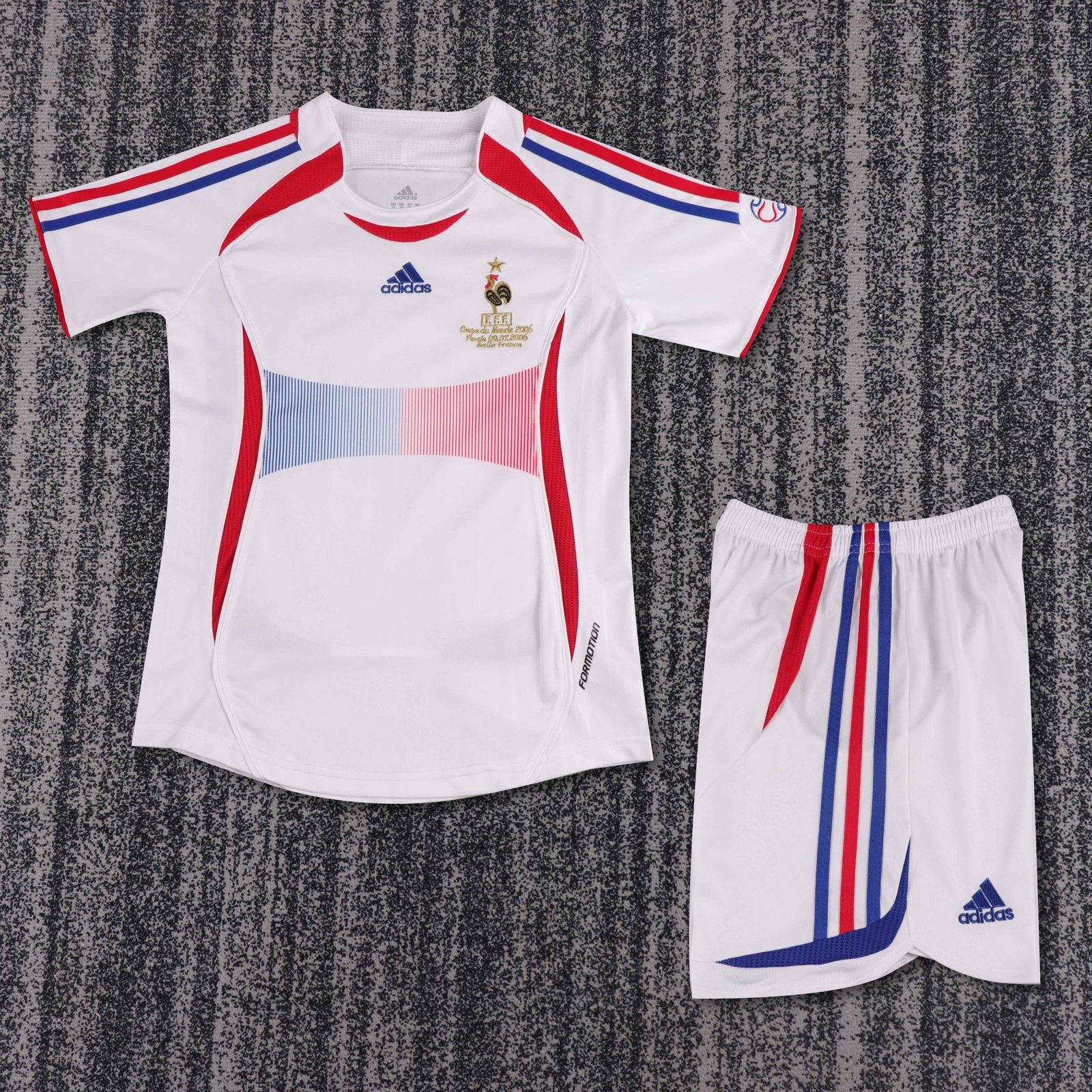 2006 France Away Retro Shirt - Kids Sizes