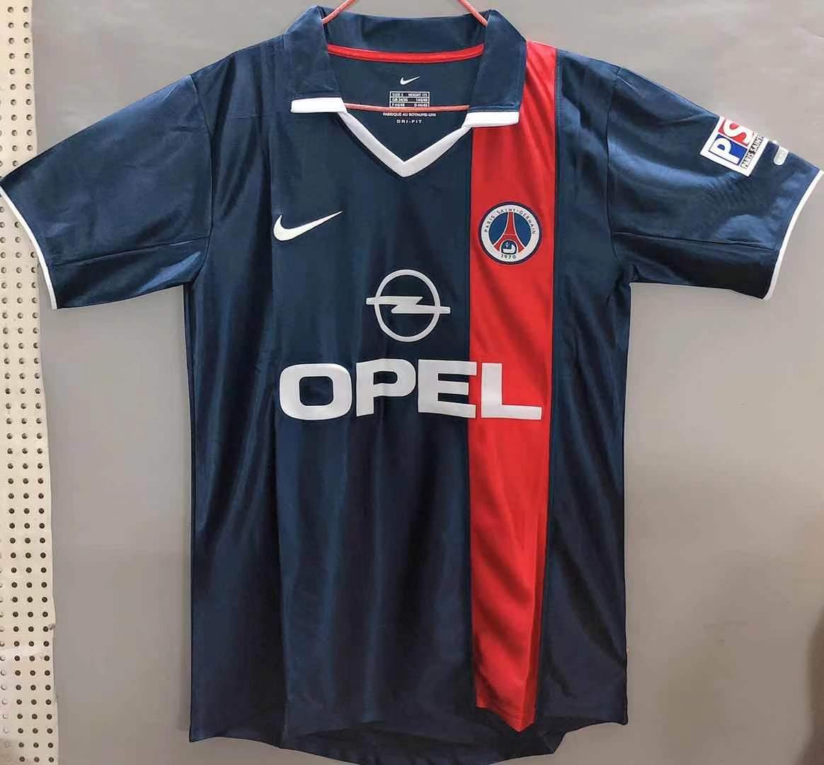 2001 Paris home retro jersey 1