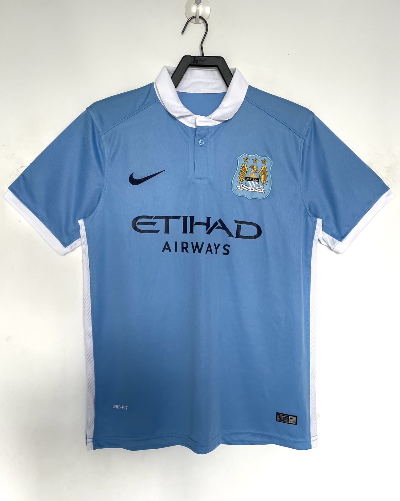 2015-16 Manchester City Retro Home Jersey 1