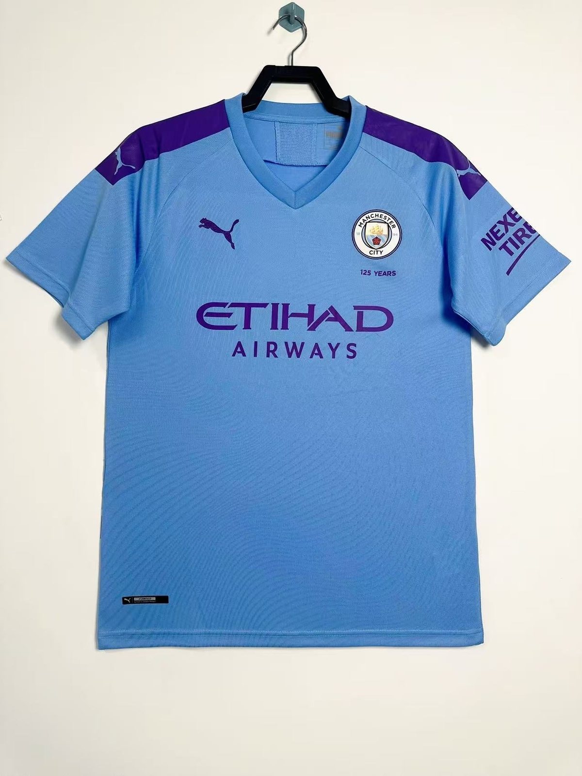 2019-20 Manchester City Retro Home Jersey 1
