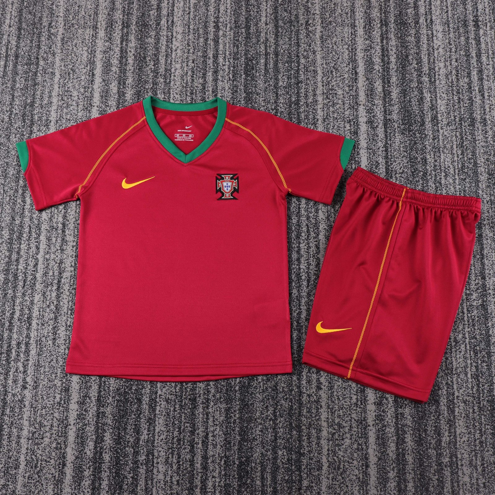 2006 Portugal Home Retro Jersey – Kids 1