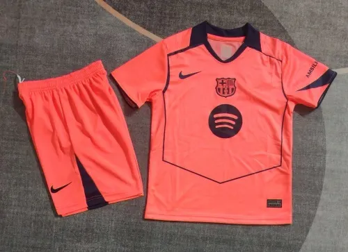 2025-26 Barcelona Second Away Jersey - Kids 1