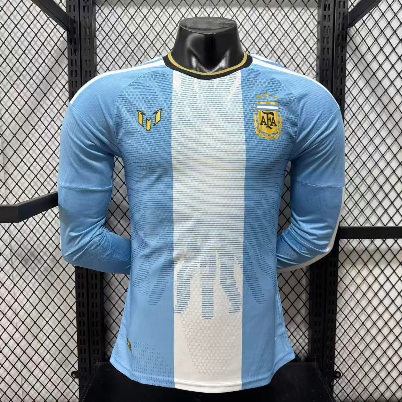 2026-27 Argentina Messi Commemorative Long-Sleeve Jersey – Player Version 1