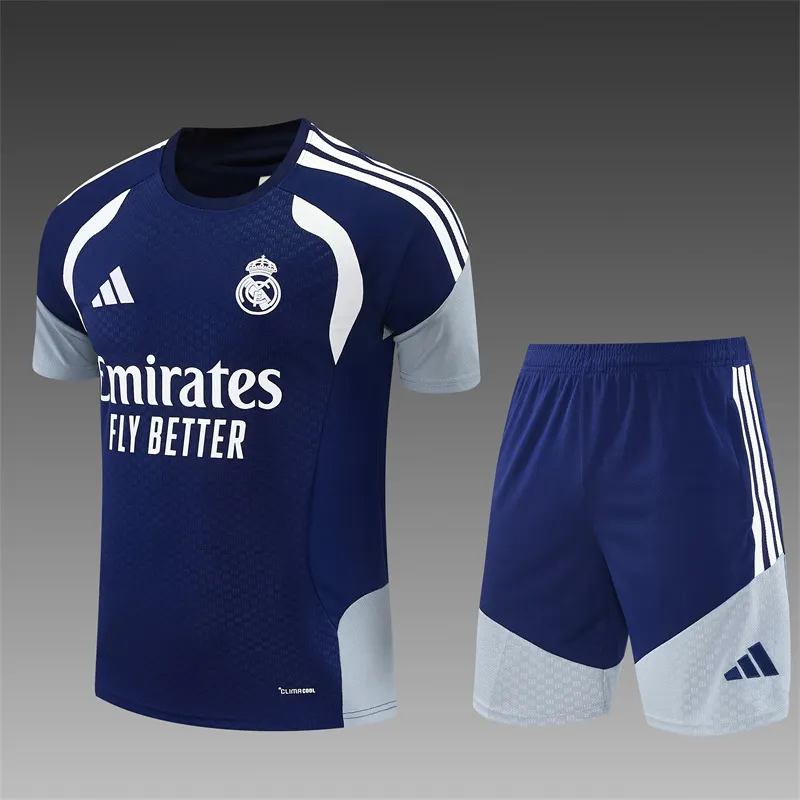 2026-27 Real Madrid Royal Blue Short-Sleeve Training Jersey 1