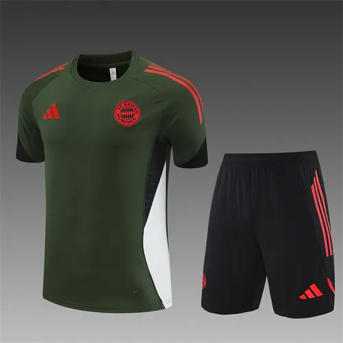 2025-26 Bayern Munich Green Short Sleeve Training Jersey 1