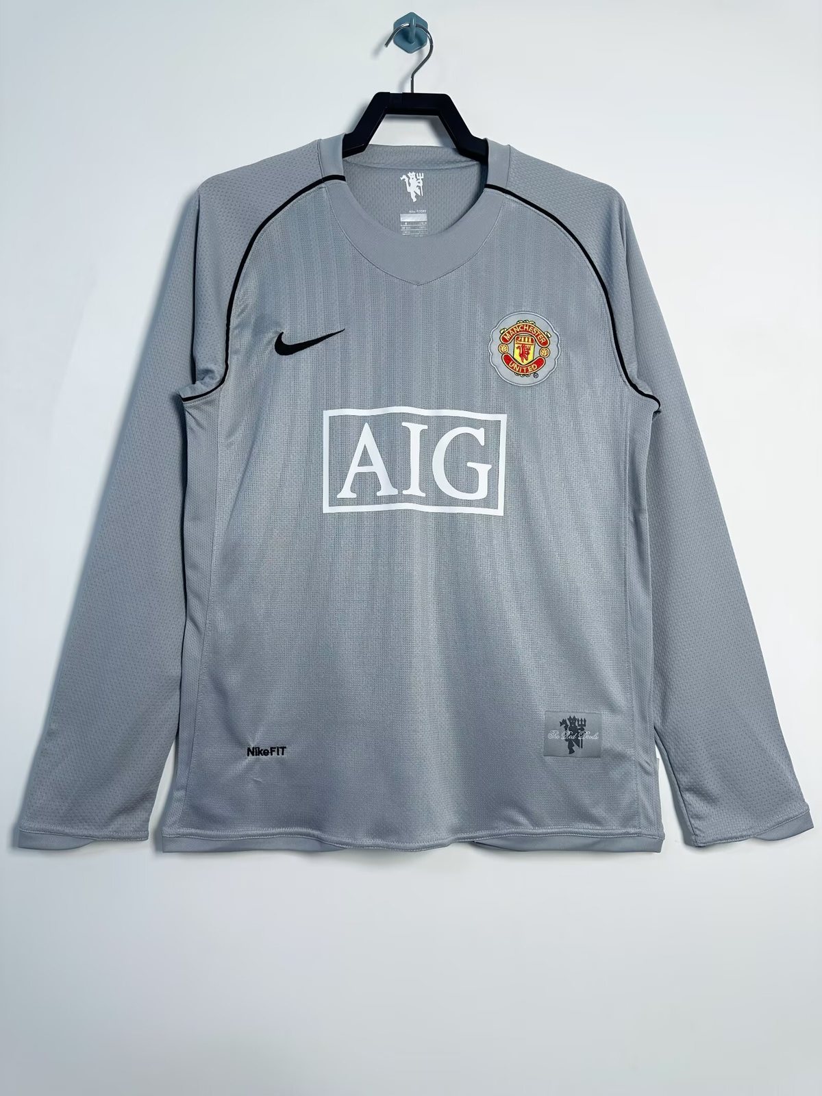 2007-08 Manchester United Goalkeeper Retro Long-Sleeve Jersey 1