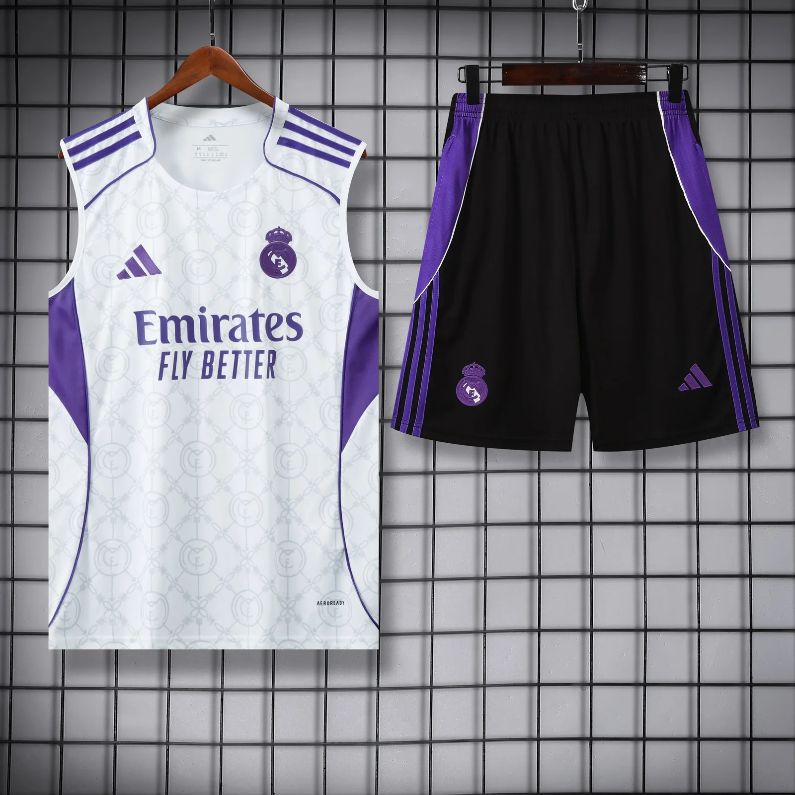 2025-26 Real Madrid Training Vest Jersey 1